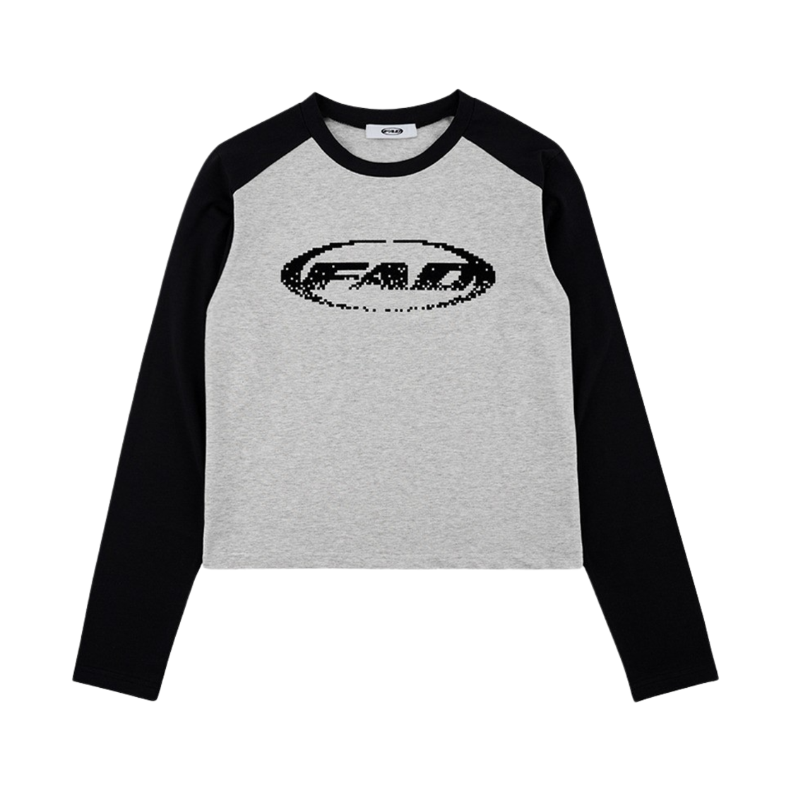 에프에이디 서클 로고 티 블랙/멜란지