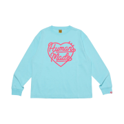 Human Made Heart L/S T-Shirt Blue