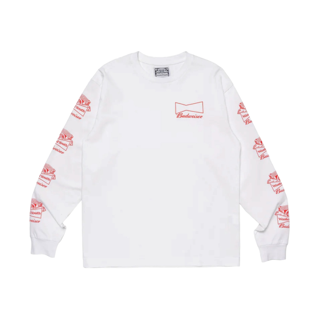 베르디 웨이스티드 유스 롱슬리브 티셔츠 #1 화이트(Verdy Wasted Youth Long Sleeve T-Shirt#1 White) - 1