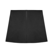 (W) Zara x Stefano Pilati Short Leather Skirt Black