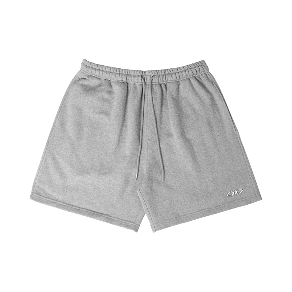 본투윈 크롬 B 하프 팬츠 SHORT VER 멜란지 그레이(BORN TO WIN Chrome B Half Pants_Short Ver Melange Grey)