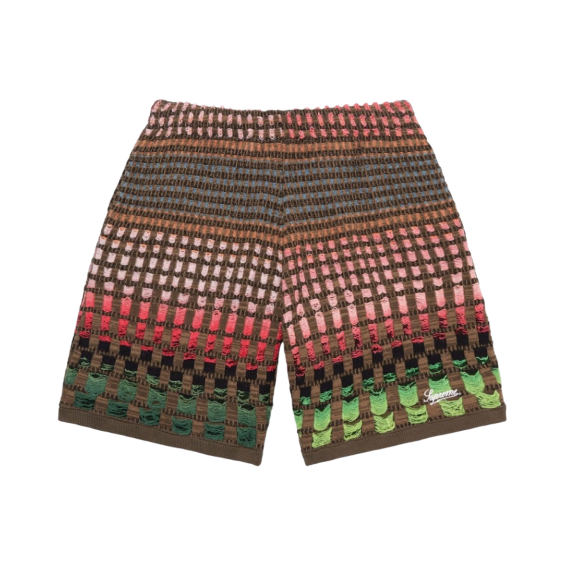 슈프림 그라디언트 그리드 니트 쇼츠 브라운 - 23SS(Supreme Gradient Grid Knit Shorts Brown - 23SS) - 1