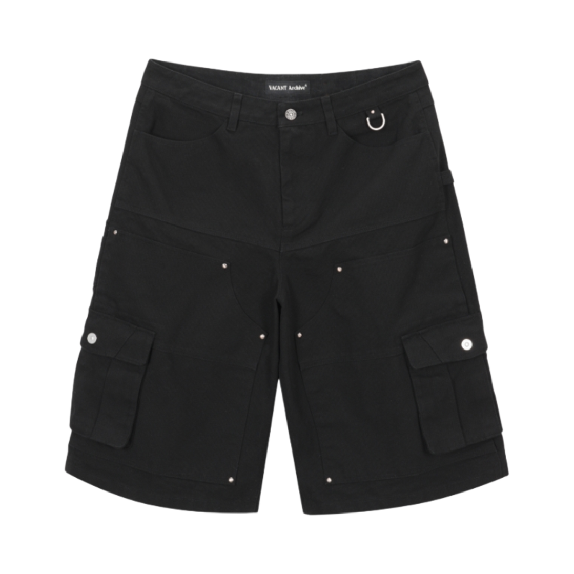 VAK251SS002BK10_09 Vacant Archive Moksha Bermuda Pants Black