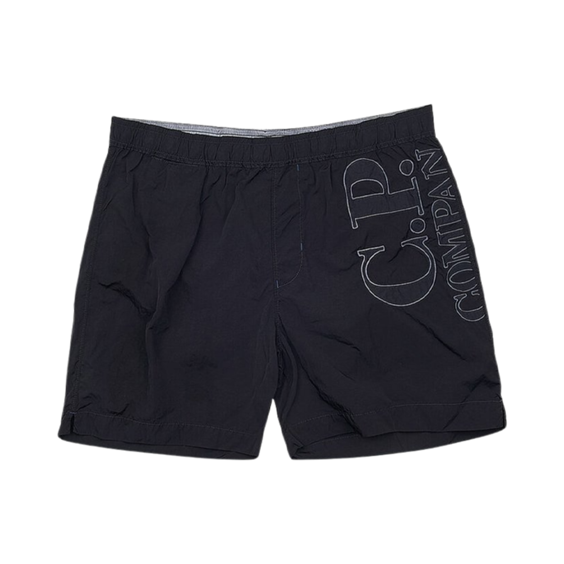 14CMBW214A006369G999 C.P. Company Logo Swim Shorts Black - 23SS