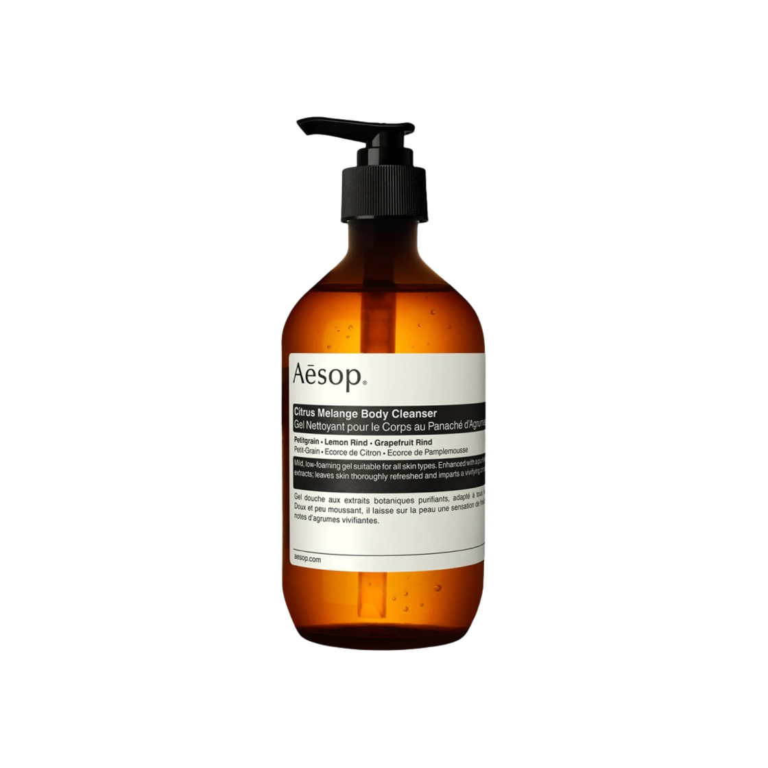이솝 시트러스 멜란지 바디 클렌저 펌프 포함 500ml(Aesop Citrus Melange Body Cleanser with Pump 500ml)