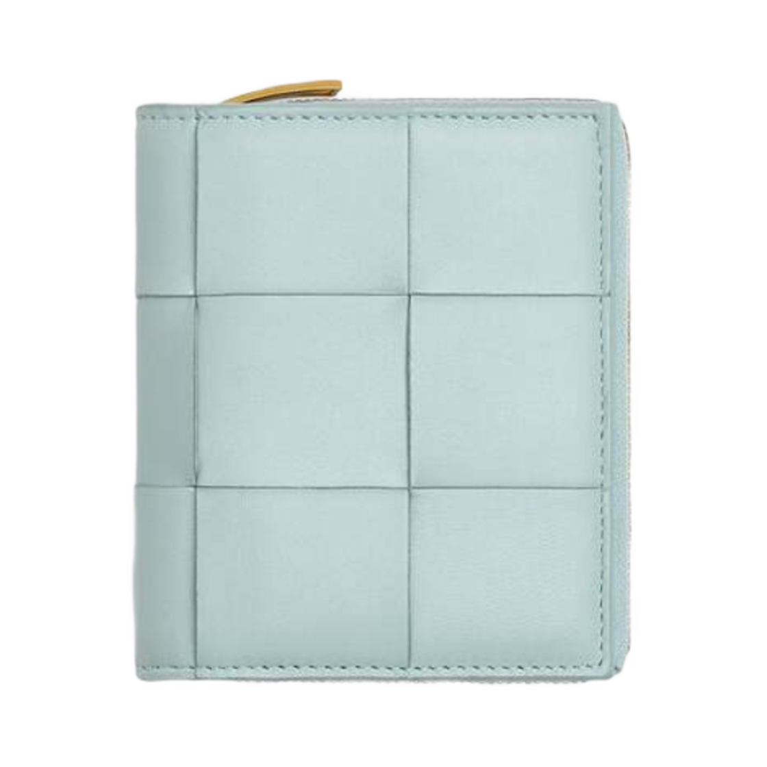 보테가 베네타 카세트 컴팩트 지퍼 어라운드 지갑 틸 워시드(Bottega Veneta Cassette Compact Zip Around Wallet Teal Washed) - 1