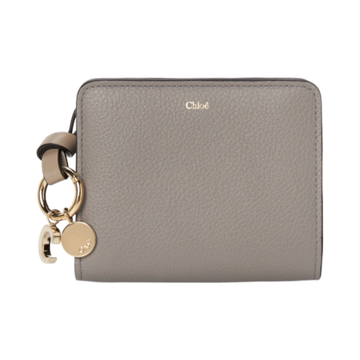 CHC22WP765F57053 Chloe Alphabet Short Wallet Gray