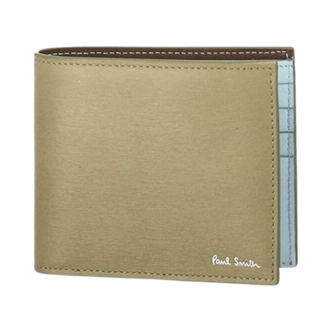 폴 스미스 레더 로고 블록 빌폴드 월렛 카키(Paul Smith Leather Logo Block Billfold Wallet Khaki)