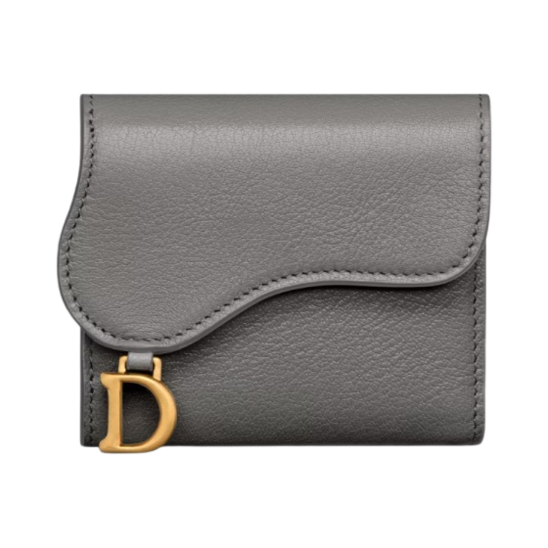 디올 새들 로터스 지갑 고트스킨 그레이(Dior Saddle Lotus Wallet Goatskin Grey) - 1