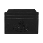 Vivienne Westwood Smooth Leather Slim Card Holder Black