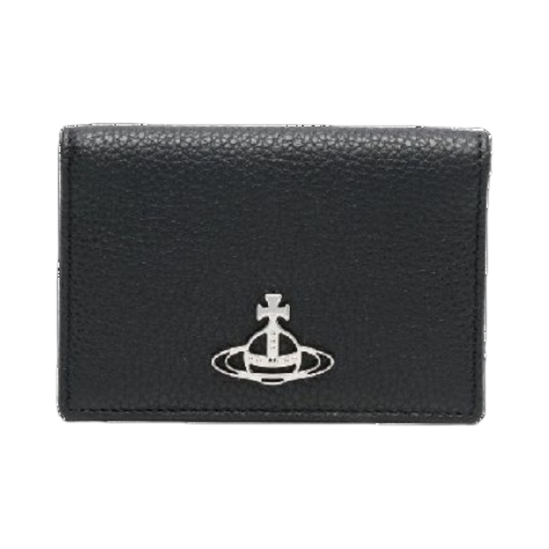 비비안 웨스트우드 그레인 카드 홀더 블랙(Vivienne Westwood Grain Leather Card Holder Black)