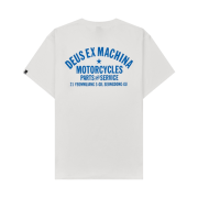 Deus Ex Machina Seongsu Address T-Shirt White Midnight Blue