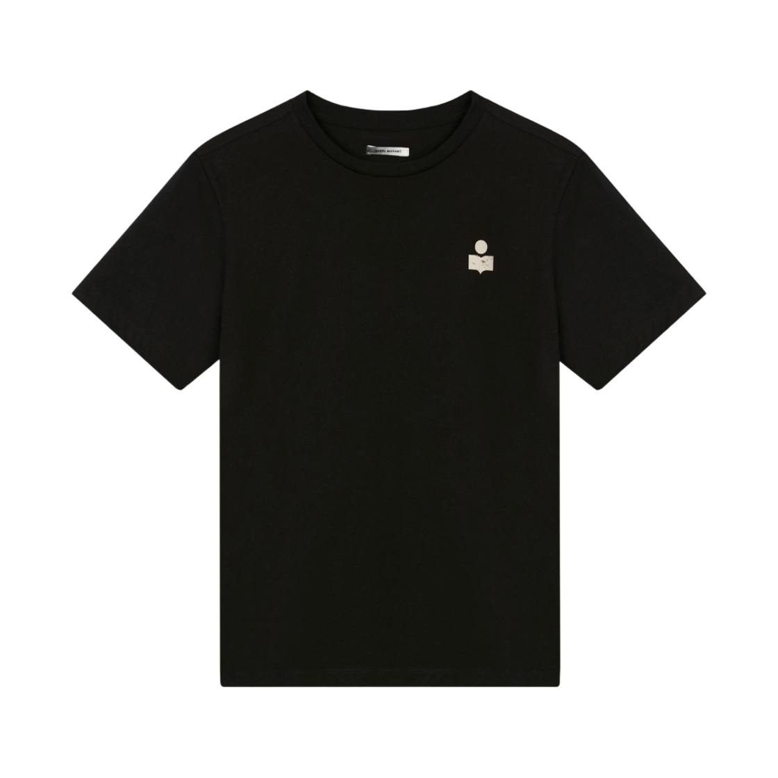 이자벨 마랑 자페르 로고 티셔츠 블랙 에크루 - 22FW(Isabel Marant Zafferh Logo T-Shirt Black Ecru - 22FW) - 1