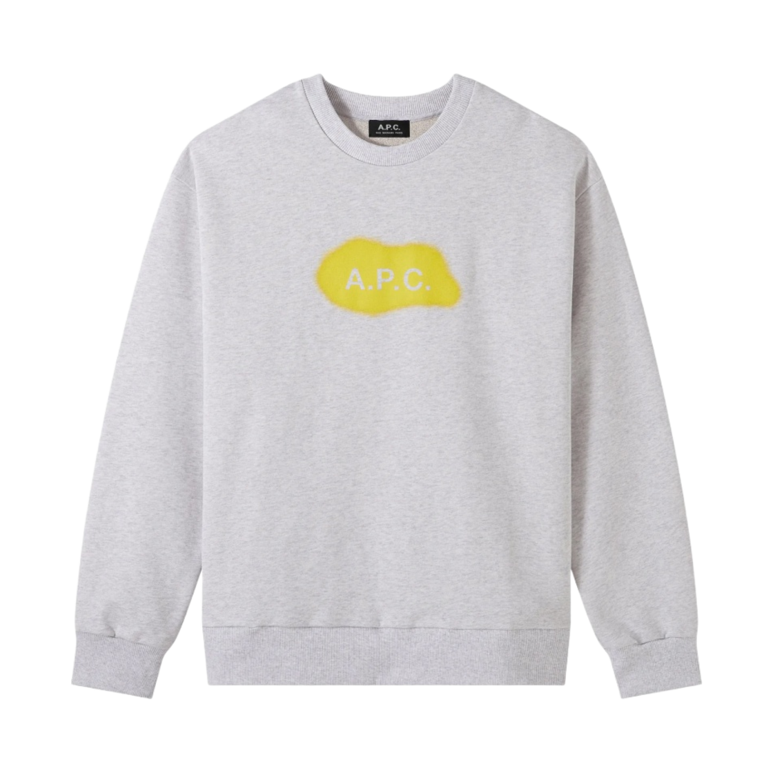 COEIP-H27825-PLB A.P.C. Alastor Sweatshirt Pale Heather Grey