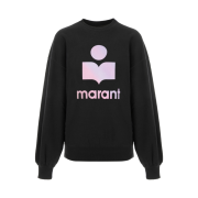 (W) Isabel Marant Mindy Logo Sweatshirt Faded Black - 22FW