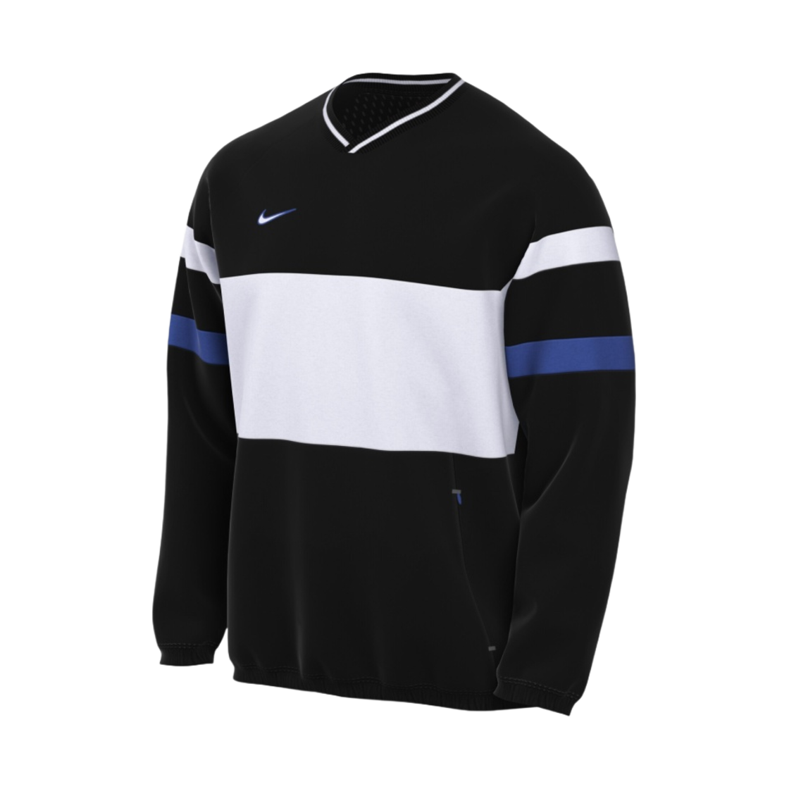 나이키 아카데미 드라이핏 사커 탑 블랙 게임 로얄 - 아시아(Nike Academy Dri-Fit Soccer Top Black Game Royal - Asia) - 1