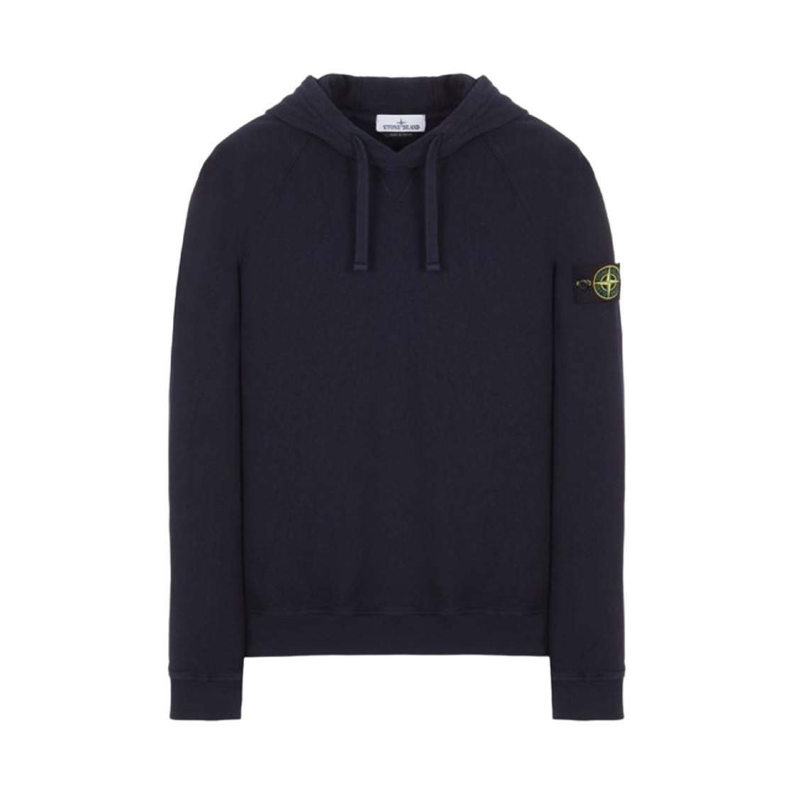 781562160-V0020 Stone Island 62160 Malfile Fleece Garment Dyed Hooded Sweatshirt Navy Blue - 23SS