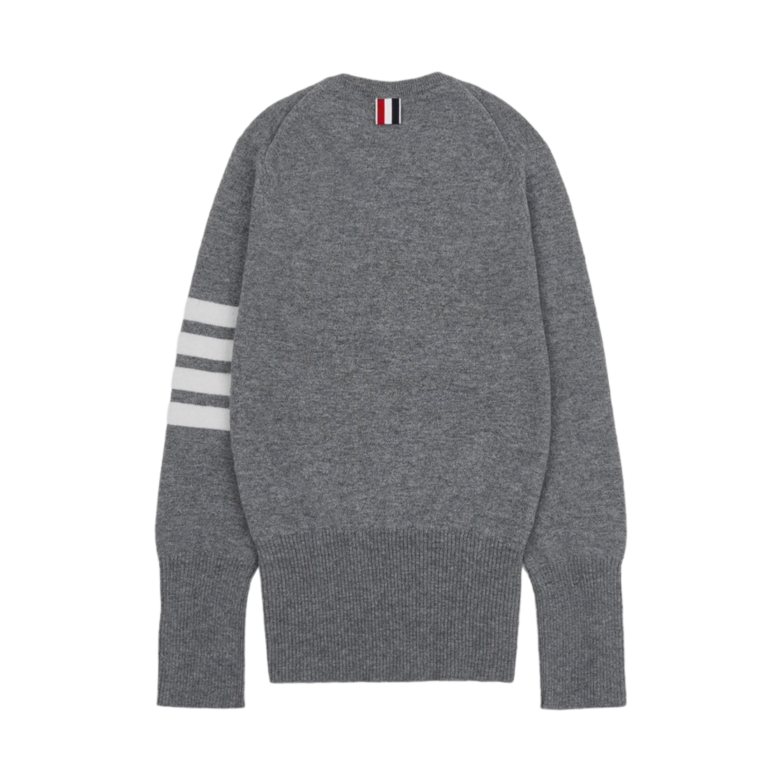 (W) 톰브라운 캐시미어 사선 클래식 크루넥 풀오버 라이트 그레이((W) Thom Browne Cashmere 4-Bar Classic Crewneck Pullover Light Grey) - 2