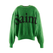 Saint Mxxxxxx Crewneck Knit Green - 23AW