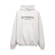 Vetements Limited Edition Logo Hoodie Grey