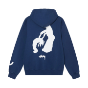 Stussy Bakar Nobody's Home Hoodie Navy