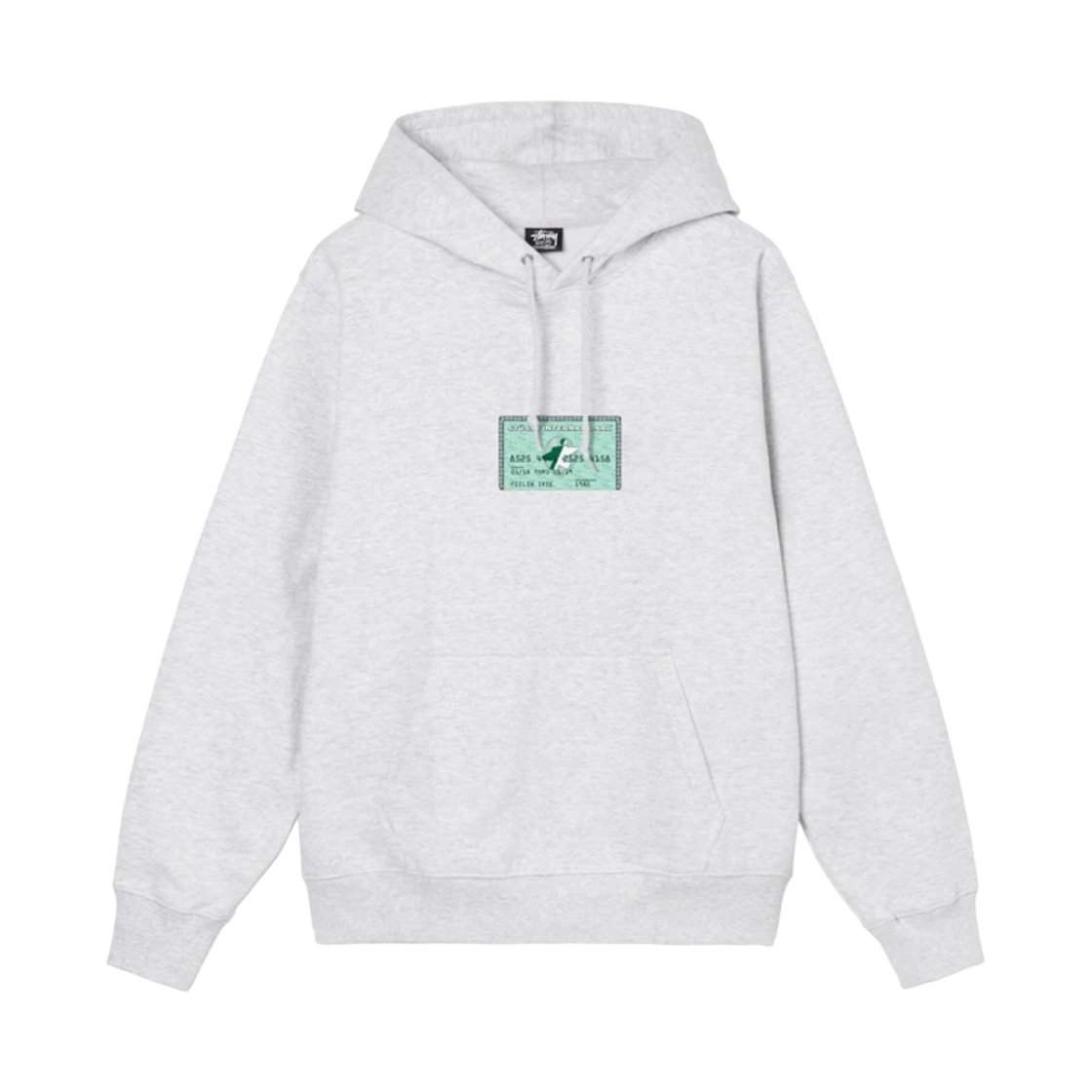 스투시 뎁트 후드 애쉬 헤더