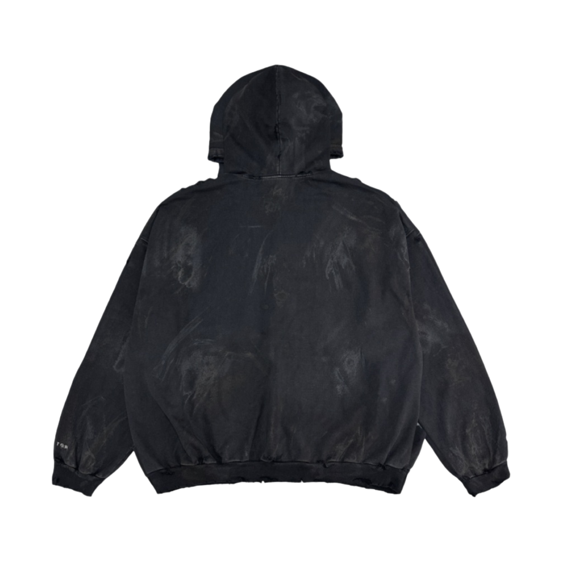 프로젝트 G/R 메탈릭 로고 후드 블랙(Project G/R Metalic Logo Hoodie Black) - 2