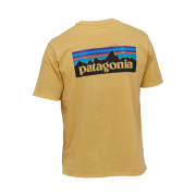 Patagonia P-6 Logo Responsibili-Tee Surfboard Yellow