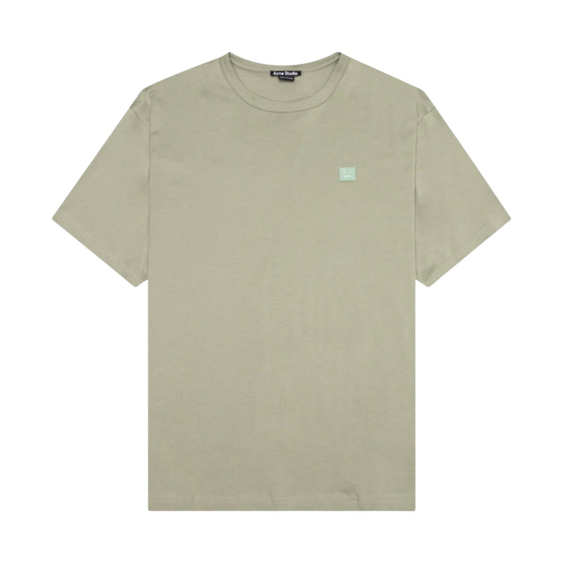 아크네 스튜디오 릴렉스드핏 티셔츠 유칼립투스 그린(Acne Studios Relaxed Fit T-Shirt Eucalyptus Green) - 1