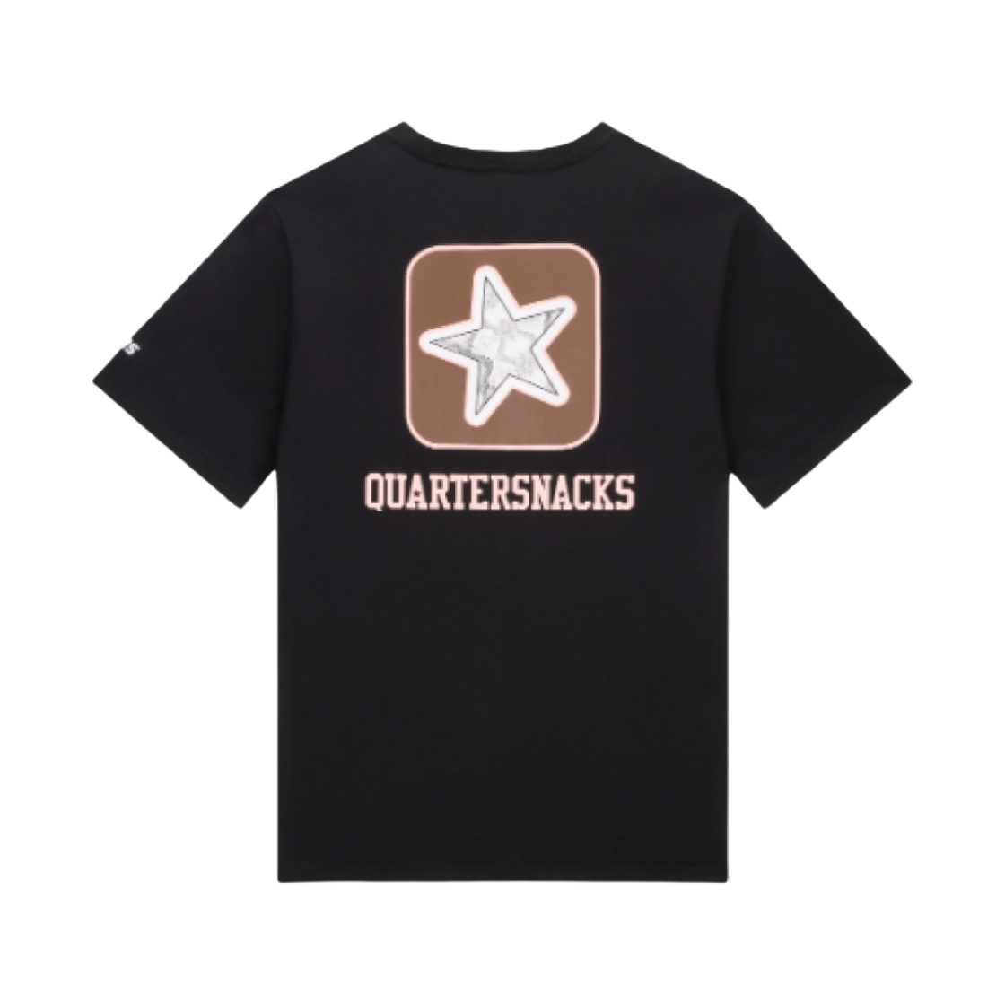 컨버스 x 쿼터스낵스 티셔츠 블랙(Converse x Quartersnacks T-Shirt Black)
