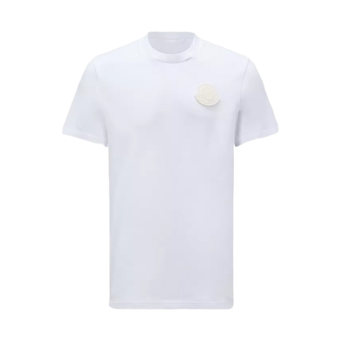 J1-091-8C00045-83927-00A Moncler Logo Patch T-Shirt White - 24SS