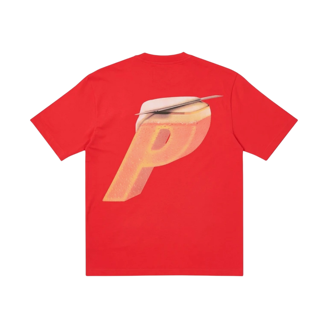 - Palace x Stella Artois P-Skim T-Shirt Red - 21SS