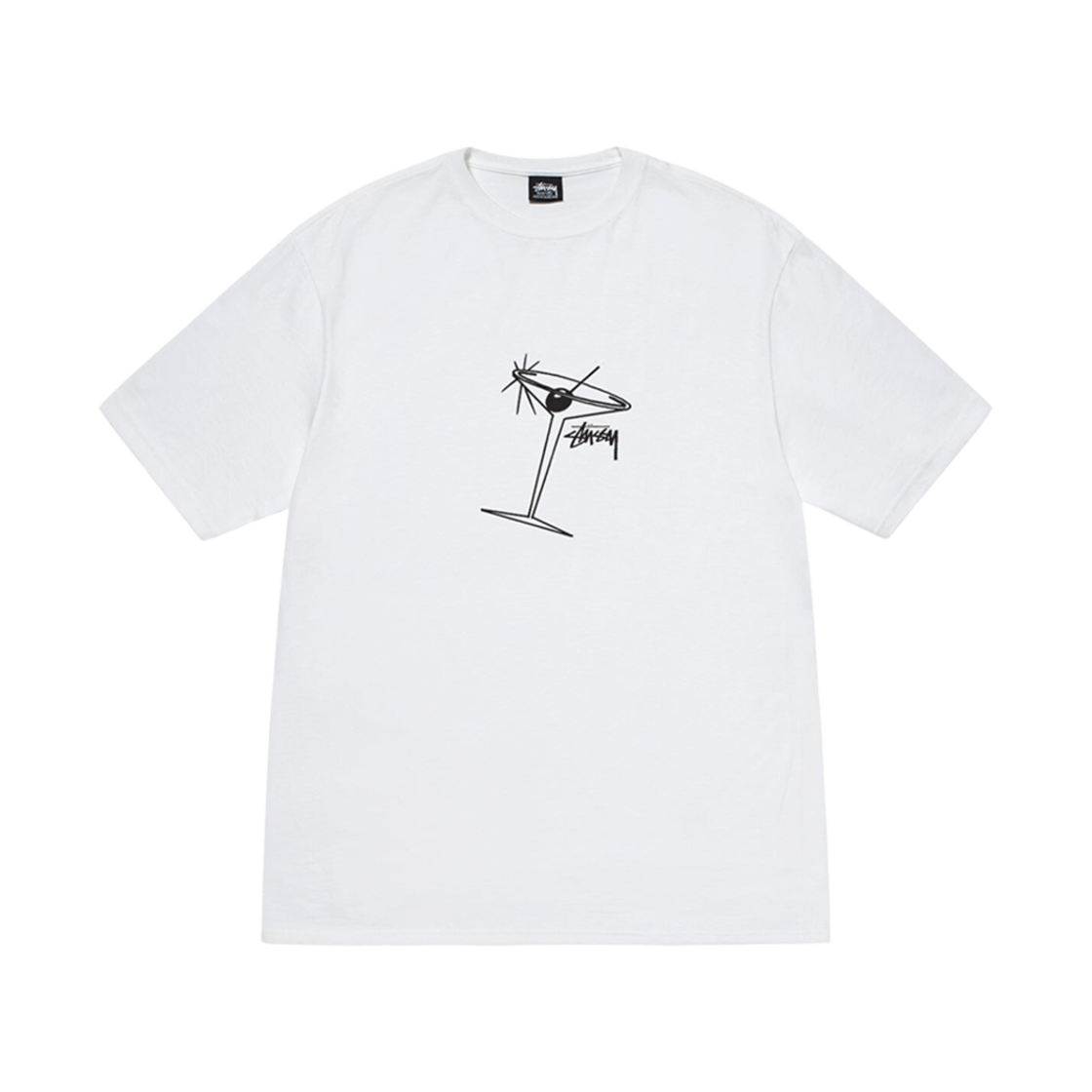 Stussy Martini T-Shirt White
