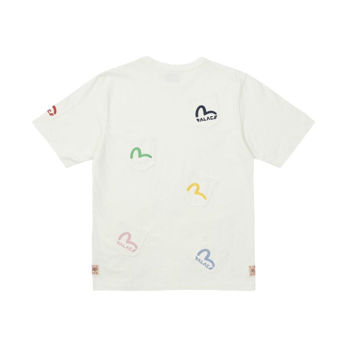 팔라스 x 에비수 멀티 포켓 티셔츠 에그렛 - 21FW(Palace x Evisu Multi Pocket T-Shirt Egret - 21FW) - 2