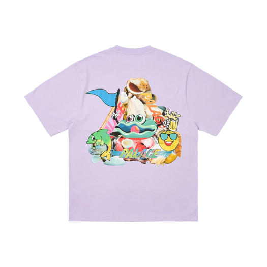 Palace P Sea T-Shirt Pastel Purple - 24FW