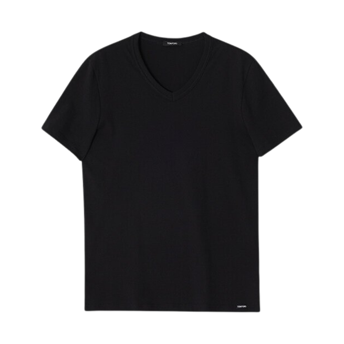 T4M09-1040-002 Tom Ford Cotton V-Neck Underwear T-Shirt Black