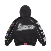Supreme Playoffs Zip Up Hooded Sweatshirt Black - 25SS