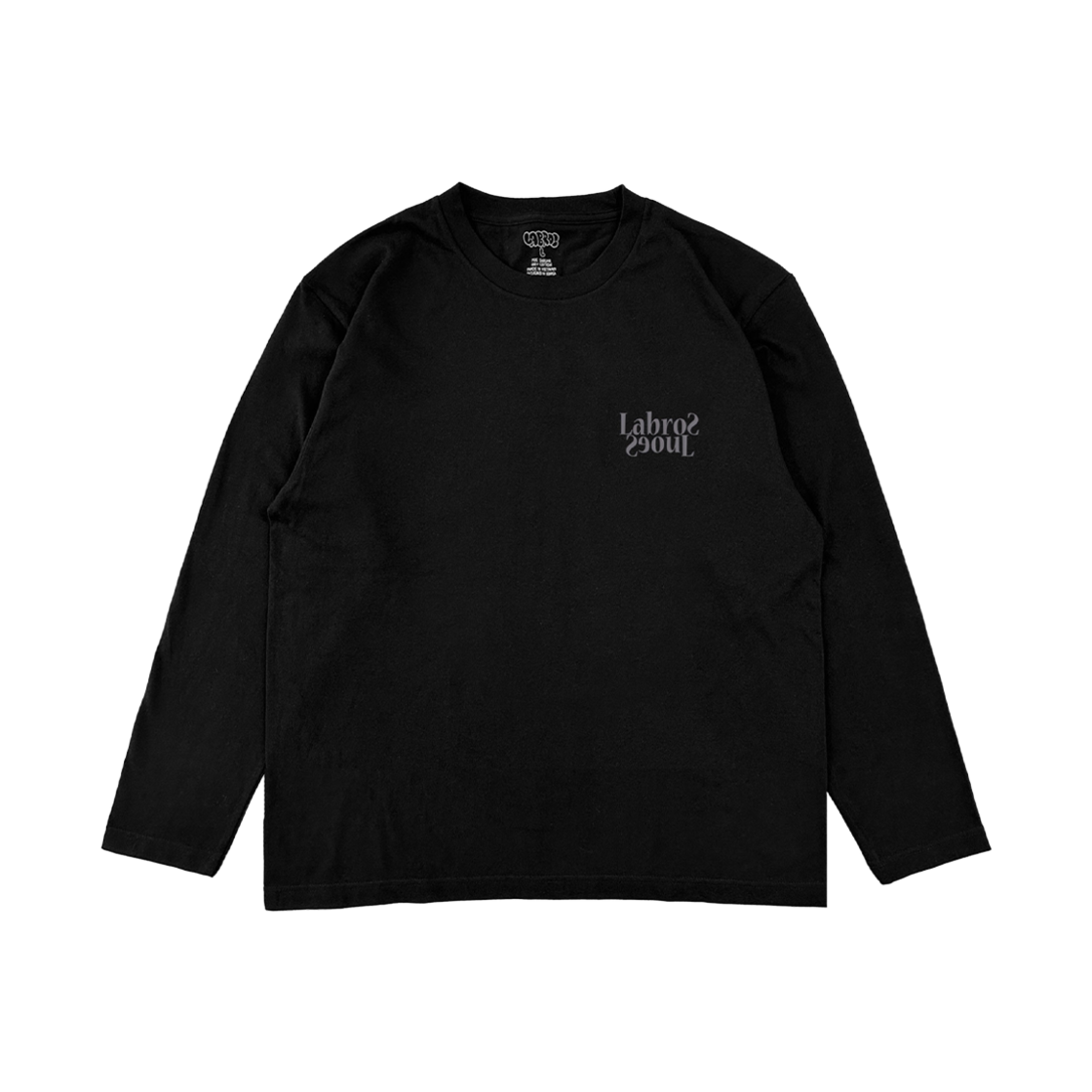 라브로스 비롱 롱슬리브 티셔츠 블랙(Labros Belong L/S T-Shirt Black)