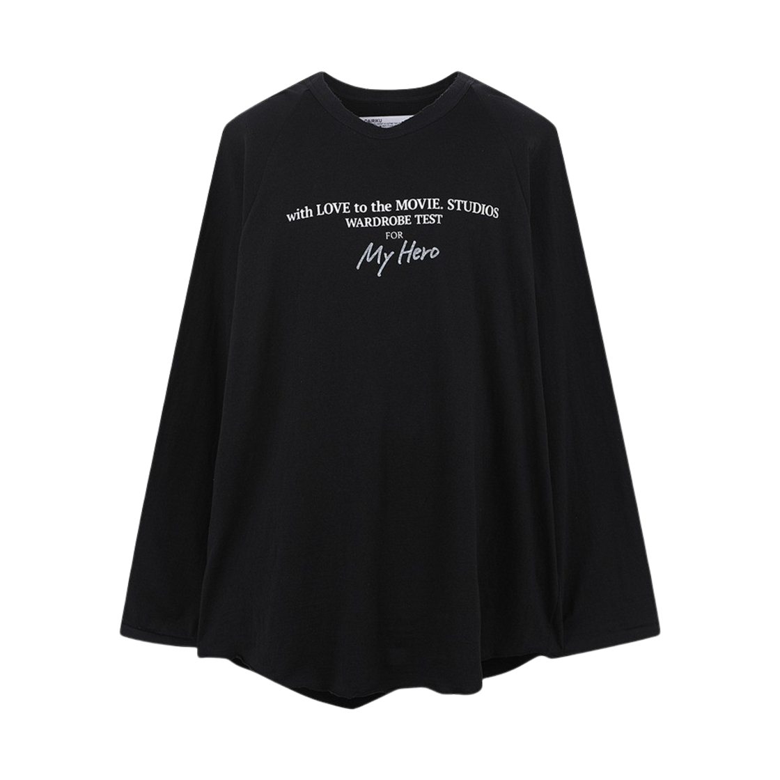 KM4BTSLDK15BK Dairiku Tour Big Raglan Tee Black