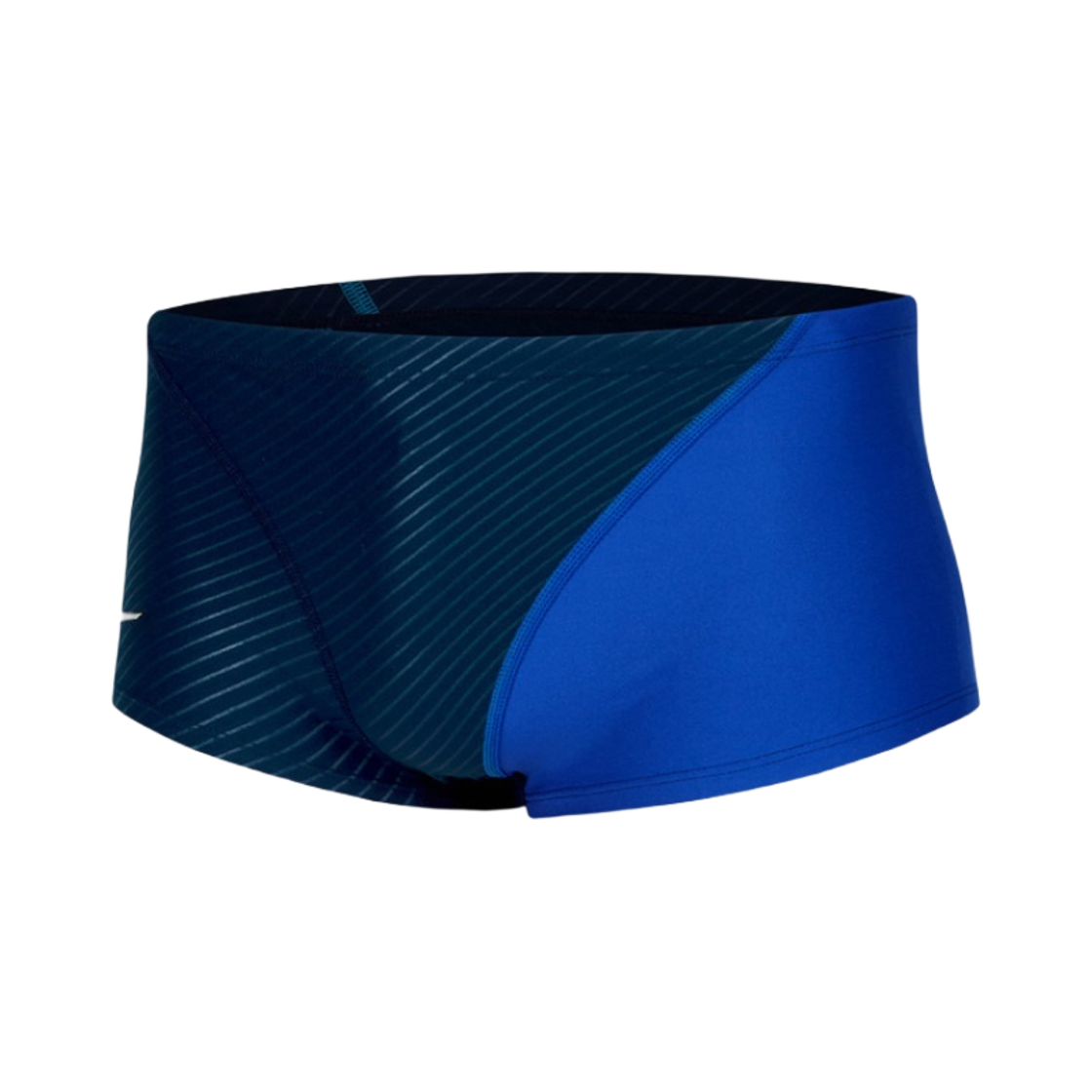 N2MB257682 Mizuno Exersuit Asymmetry Square Leg Swimsuit Navy Blue