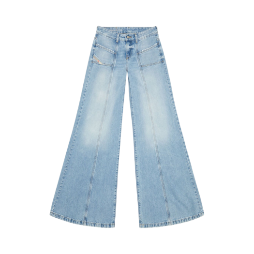 (W) Diesel Bootcut and Flare Jeans D-Akii Light Blue