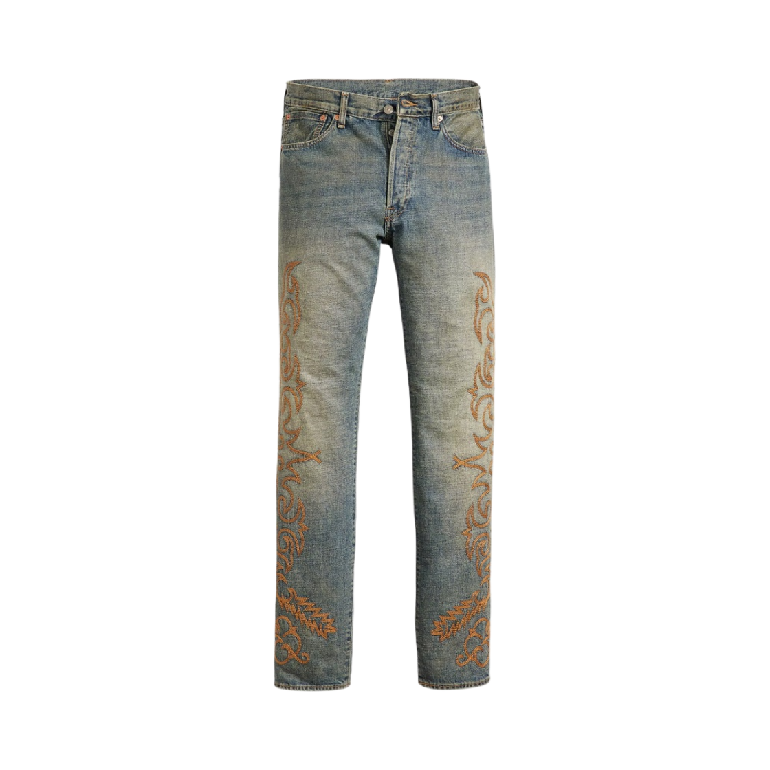 리바이스 x 데님 티어스 웨스턴 스티치 501 진 인디고(Levi's x Denim Tears Western Stitch 501 Jeans Indigo) - 1