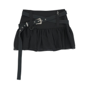 Elfelfelf Archives Women Western Skirt Black