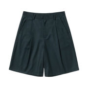 Millo Archive Minimalist Bermuda Half Pants Pine Green