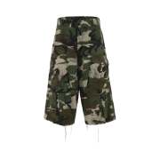 Nos Couleurs Distressed Cargo Shorts Camo