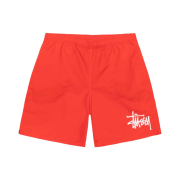 Stussy Big Basic Water Shorts Bright Red