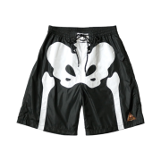 Kapital Nylon Bone Swimsuit Black