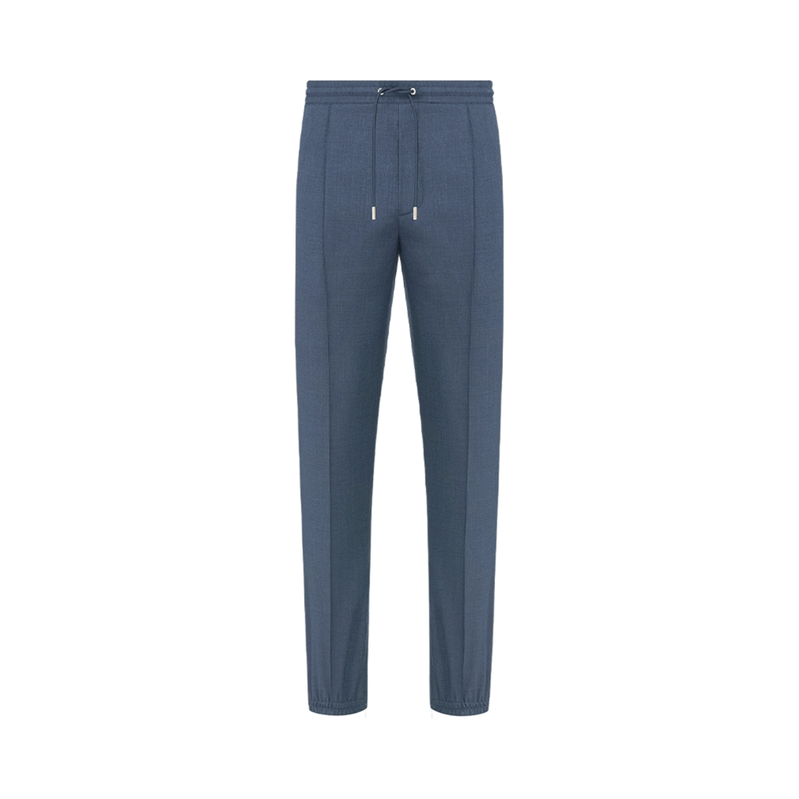 디올 트랙 팬츠 블루 그레이 텍스쳐드 슈퍼 100s 울(Dior Track Pants Blue Gray Textured Super 100s Wool) - 1