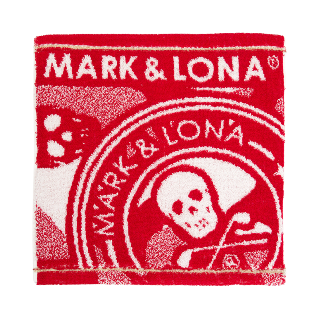 MLS-1A-YA01 Mark & Lona Golf Hand Towel T-Shirt Red