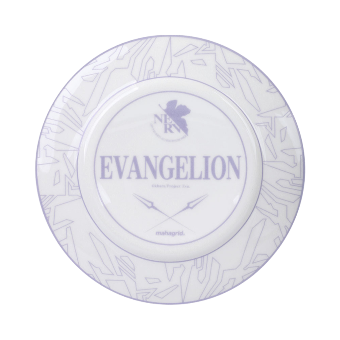 마하그리드 x 에반게리온 에반게리온 세라믹 플레이트 화이트(Mahagrid x Evangelion Evangelion Ceramic Plate White)